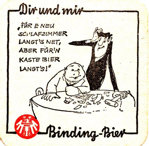 frankfurt f-he binding dir & mir bier 6b (quad185-f�r e neu-schwarzrot)
